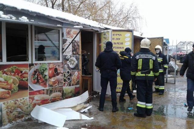 В Ривне прогремел взрыв на рынке, двое раненых: первые фото с места ЧП