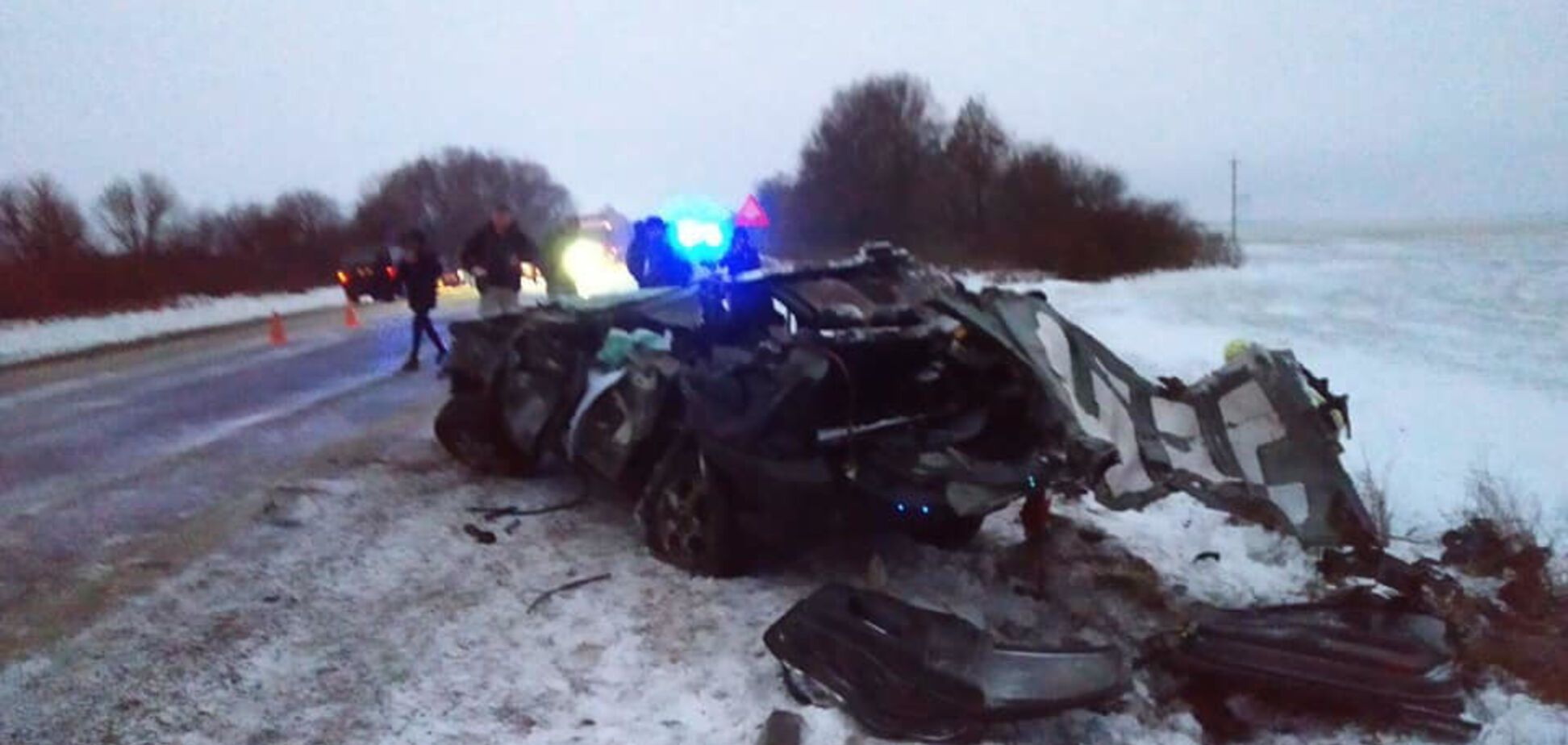 Від машини нічого не залишилося: під Тернополем трапилася жахлива ДТП із жертвами