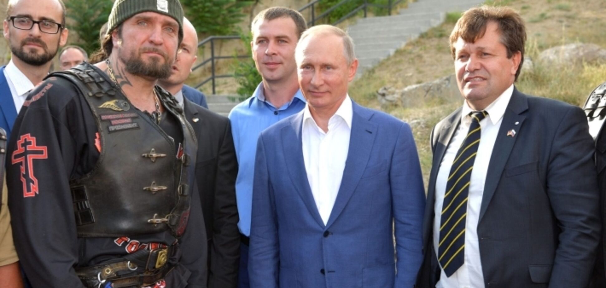 Путінський байкер побачив в Кримському мосту майбутнє ''русского мира''
