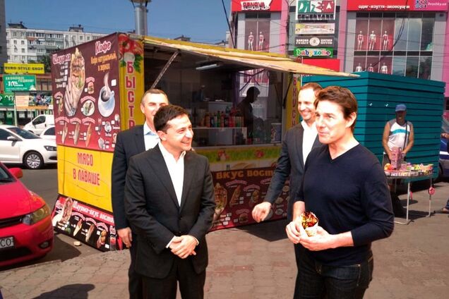 Із шаурмою і на балконі: опубліковані 'альтернативні' фото зустрічі Зеленського з Крузом у Києві