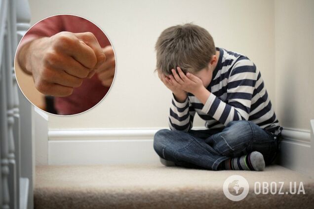 В Одеській області батько жорстоко побив 8-річного сина. Ілюстрація