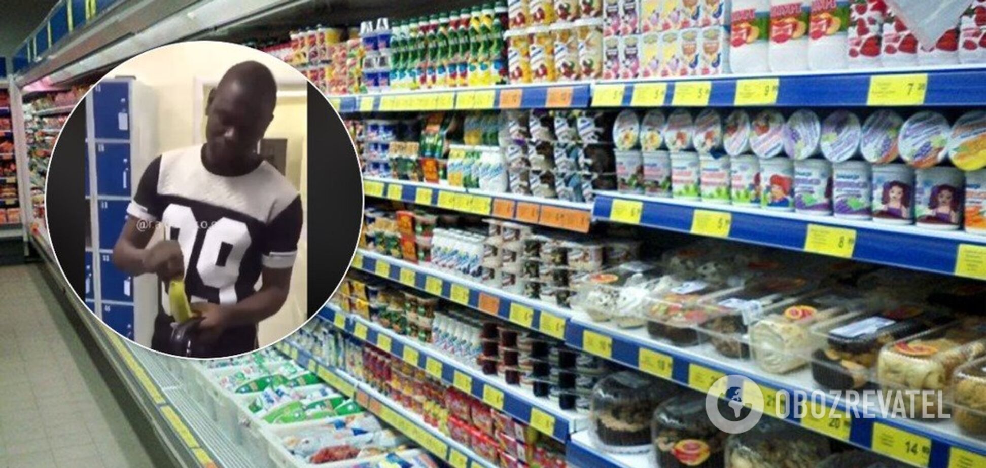 В супермаркете Киева публично унизили иностранца
