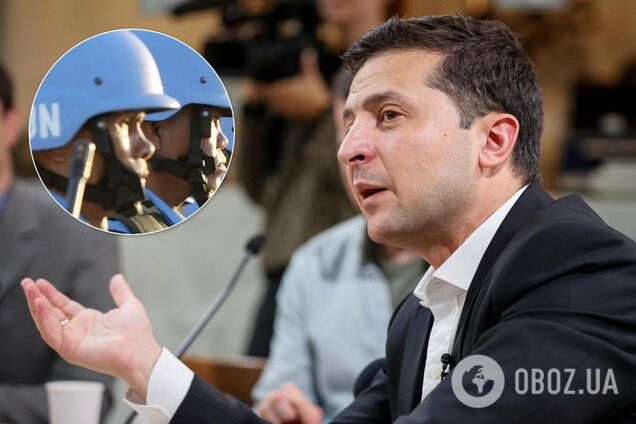 Зеленський заговорив про миротворців на Донбасі: в 'Слузі народу' розкрили деталі