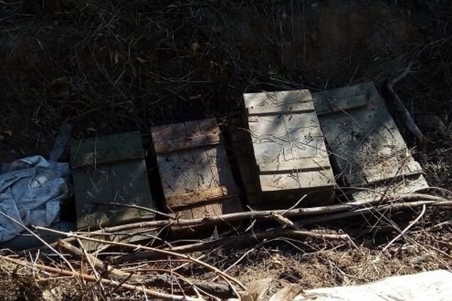 Тайник с боеприпасами