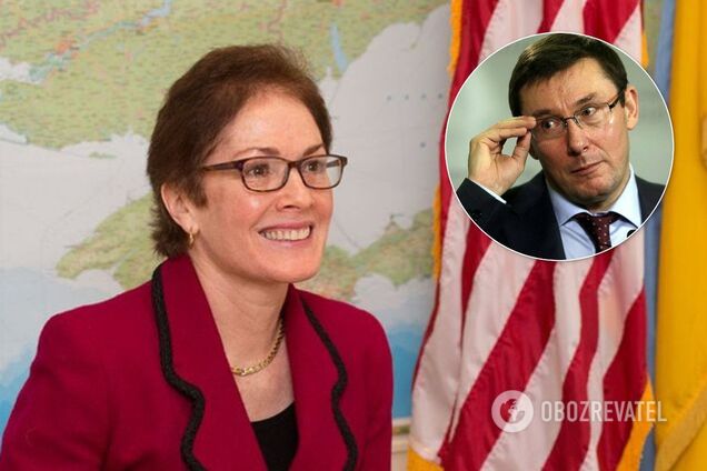 Мари Йованович и Юрий Луценко