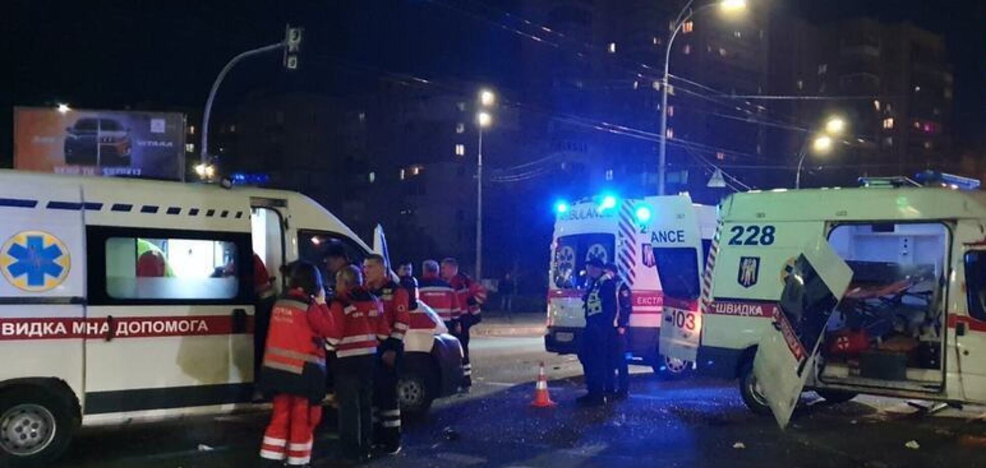 ДТП зі швидкою в Києві: момент кривавої трагедії потрапив на відео