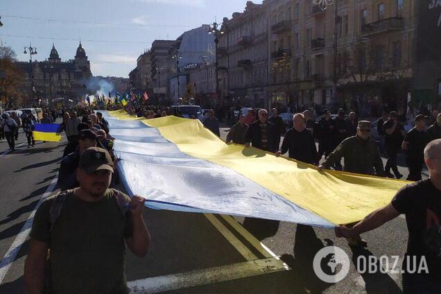 З'явилися ексклюзивні фото та відео з Маршу захисників в Києві