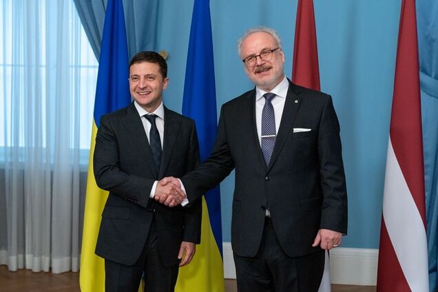 Володимир Зеленський і Егілс Левітс