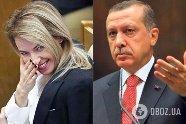 Наталья Поклонская и Реджеп Тайип Эрдоган