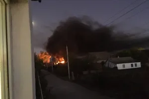 В Крыму взорвался КамАЗ