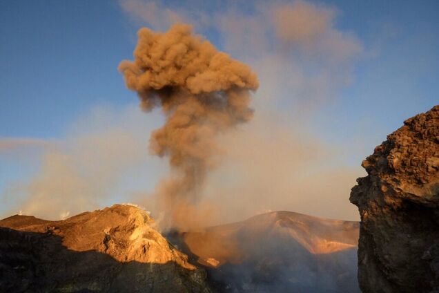 В Италии разбушевался вулкан Этна