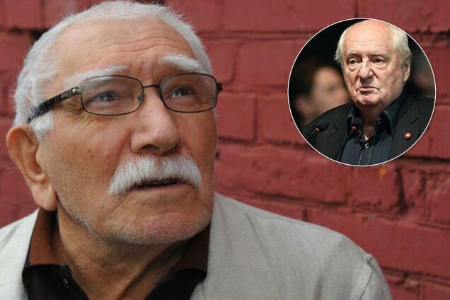 Еле выстоял у гроба: Джигарханян появился на прощании с Захаровым