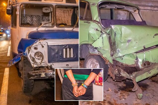 В Днепре мужчина устроил ночное 'ралли' на угнанном автобусе