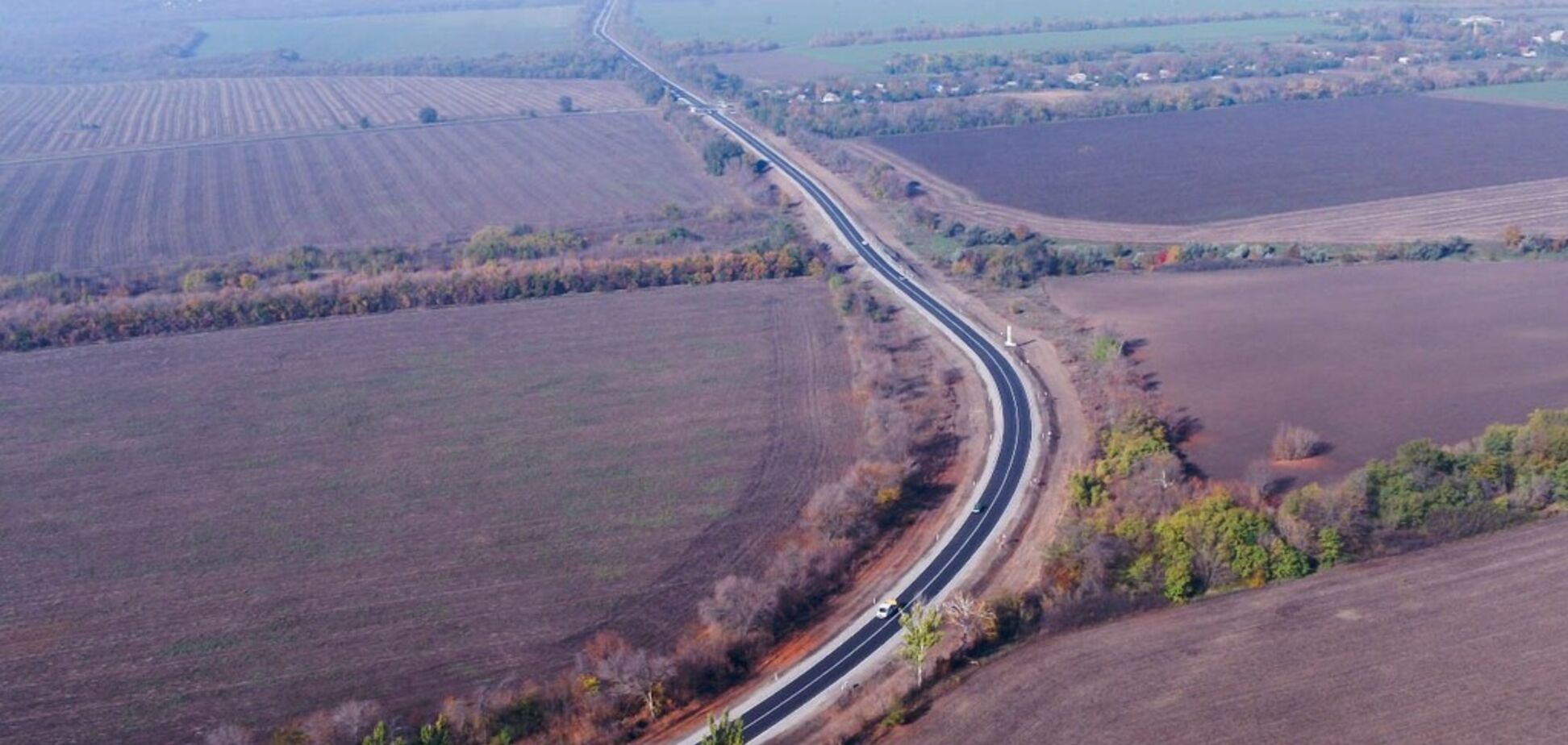 Юрій Голик показав відео відремонтованої за три місяці траси Запоріжжя – Маріуполь