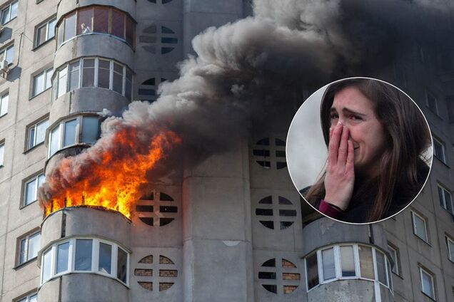 Пожар в Киеве