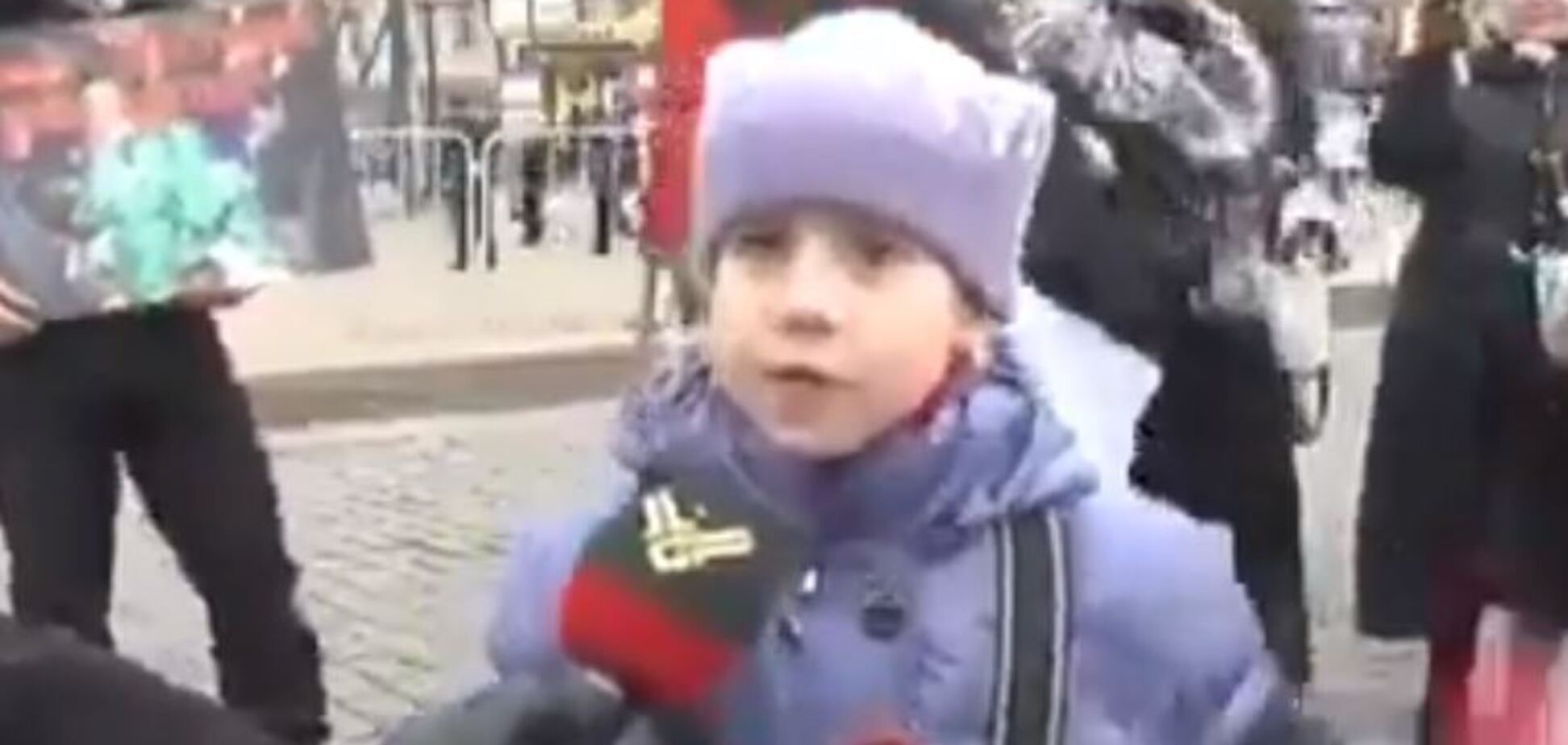 'Американці все погані!' Маленька росіянка влаштувала істерику через США. Відео