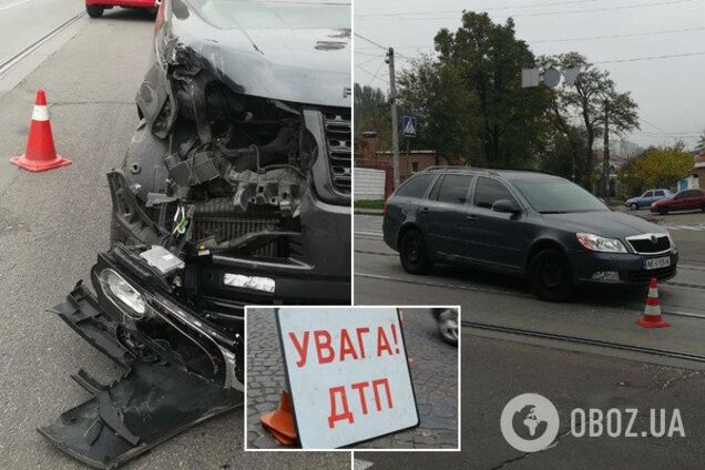 У Дніпрі біля академії будівництва сталася масова аварія