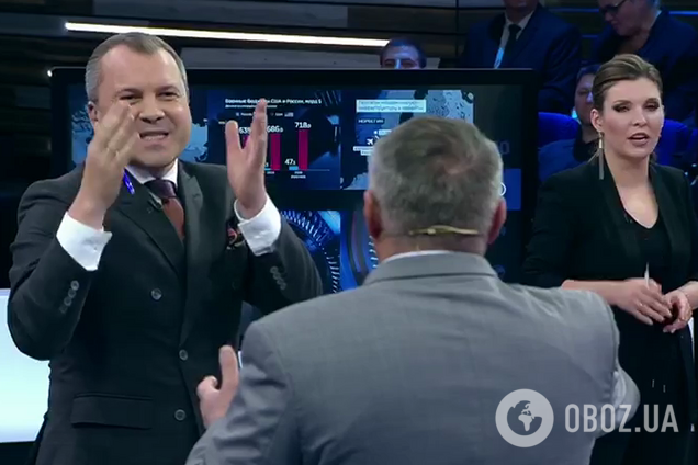 Украинец довел до истерики 'семейство Скабеевых': опубликовано видео