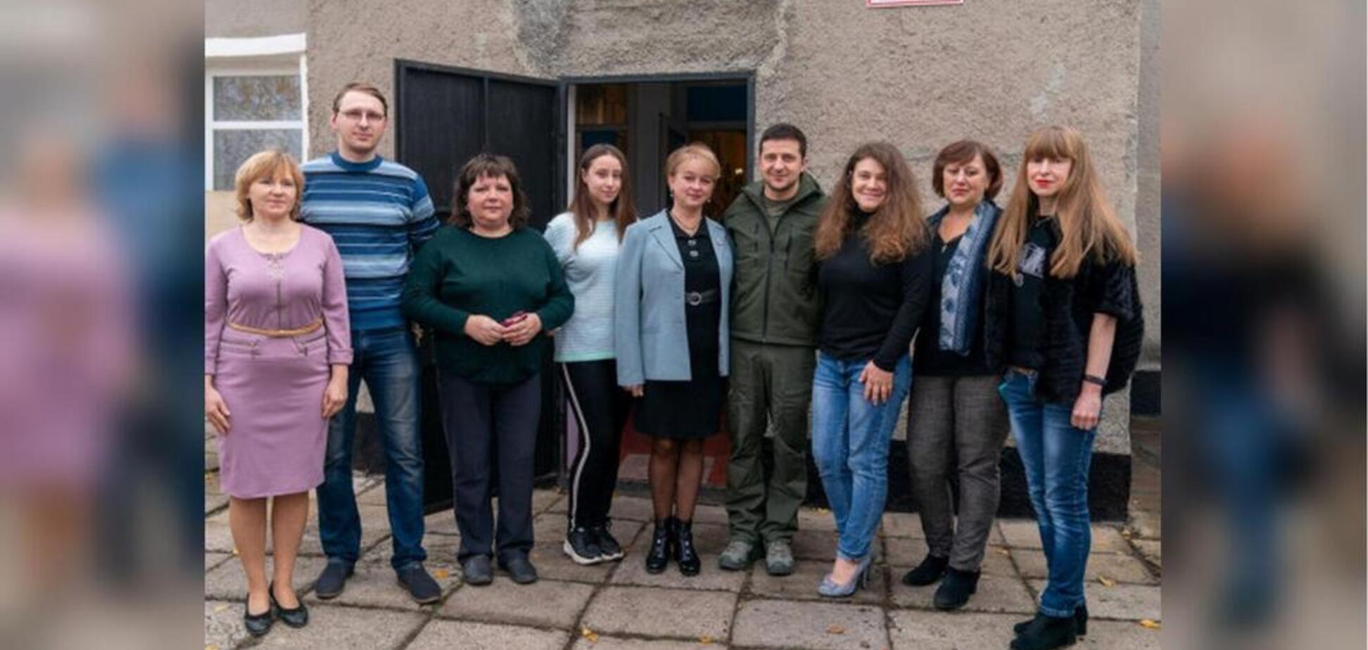 Зеленський на зустрічі в Золотому