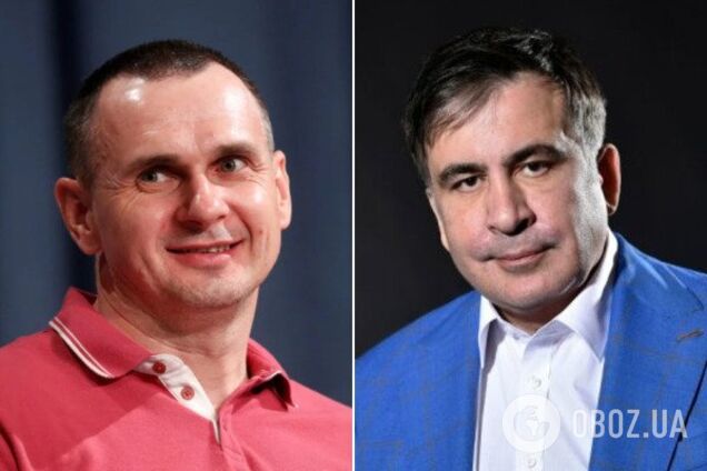 Сенцов удивил сеть снимком с Саакашвили