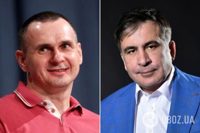 Сенцов здивував мережу знімком із Саакашвілі