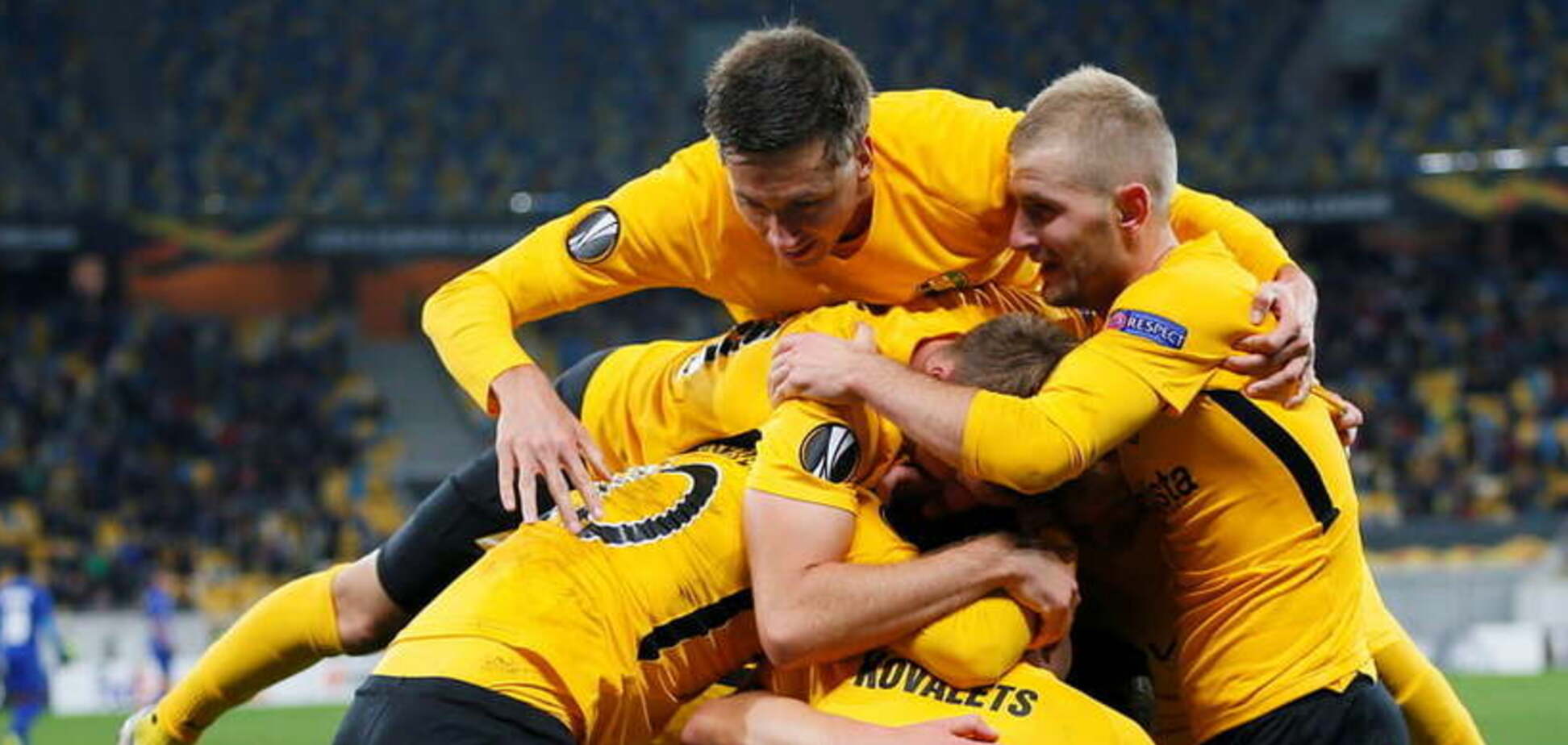 Украинский клуб сотворил грандиозную сенсацию в Лиге Европы