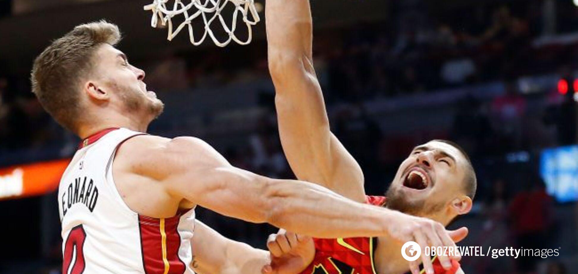 Украинец Лэнь исполнил элегантный трюк в матче НБА