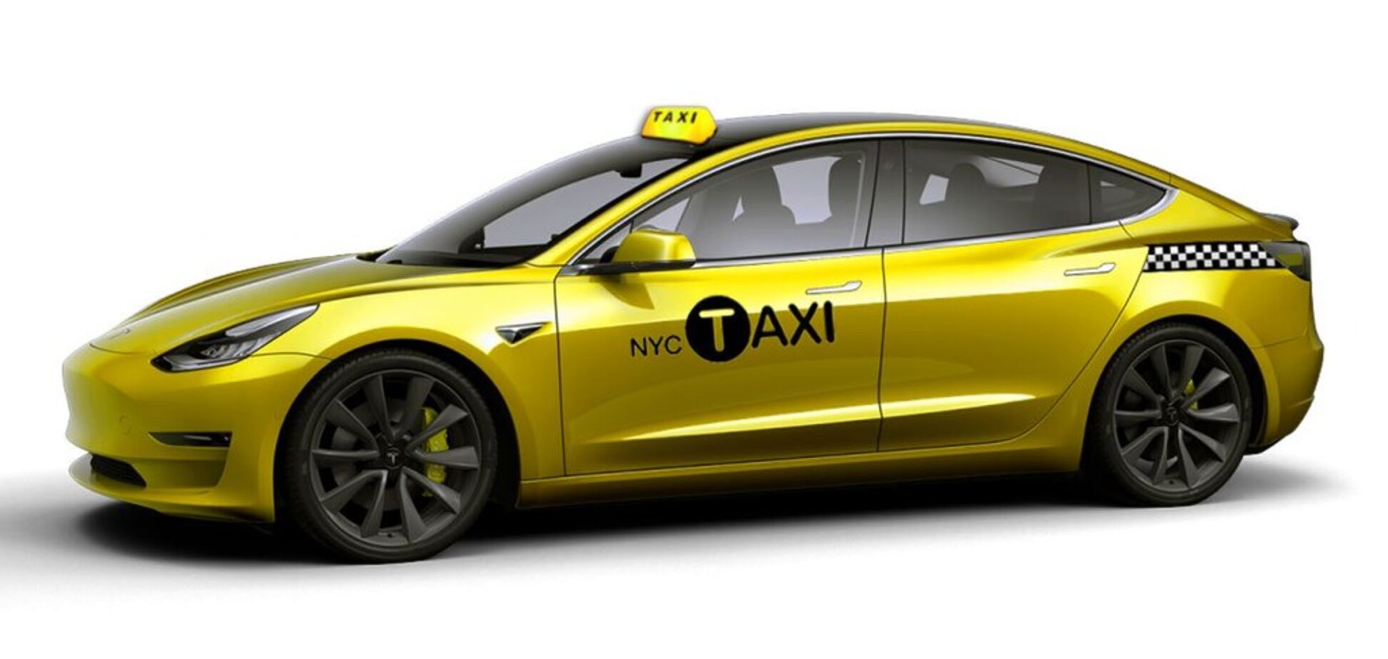Впервые в истории: в США таксисты пересядут на электрокары Tesla