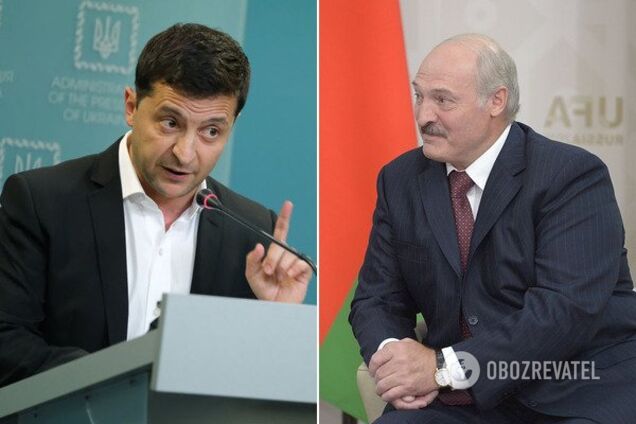 Володимир Зеленський та Олександр Лукашенко