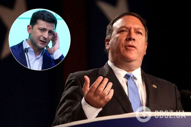 Володимир Зеленський і Майк Помпео