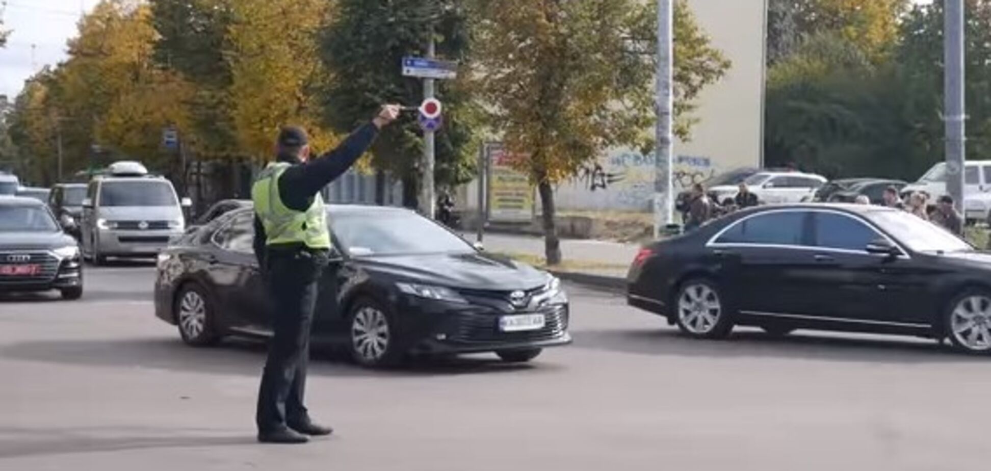 Кортеж Зеленського в Житомирі