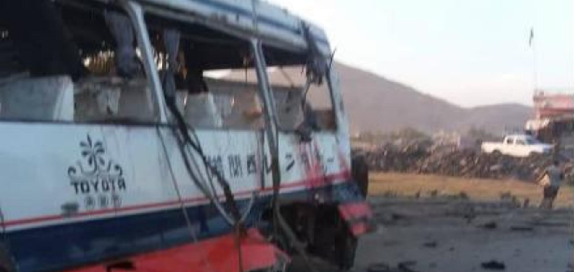 Фото с места теракта