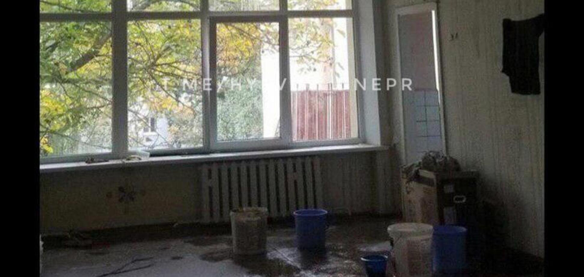 В Днепре закрыли затопленный из-за непогоды детсад