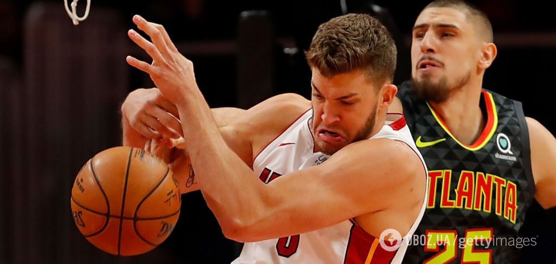 Українець Лень забив феноменальний триочковий у матчі НБА