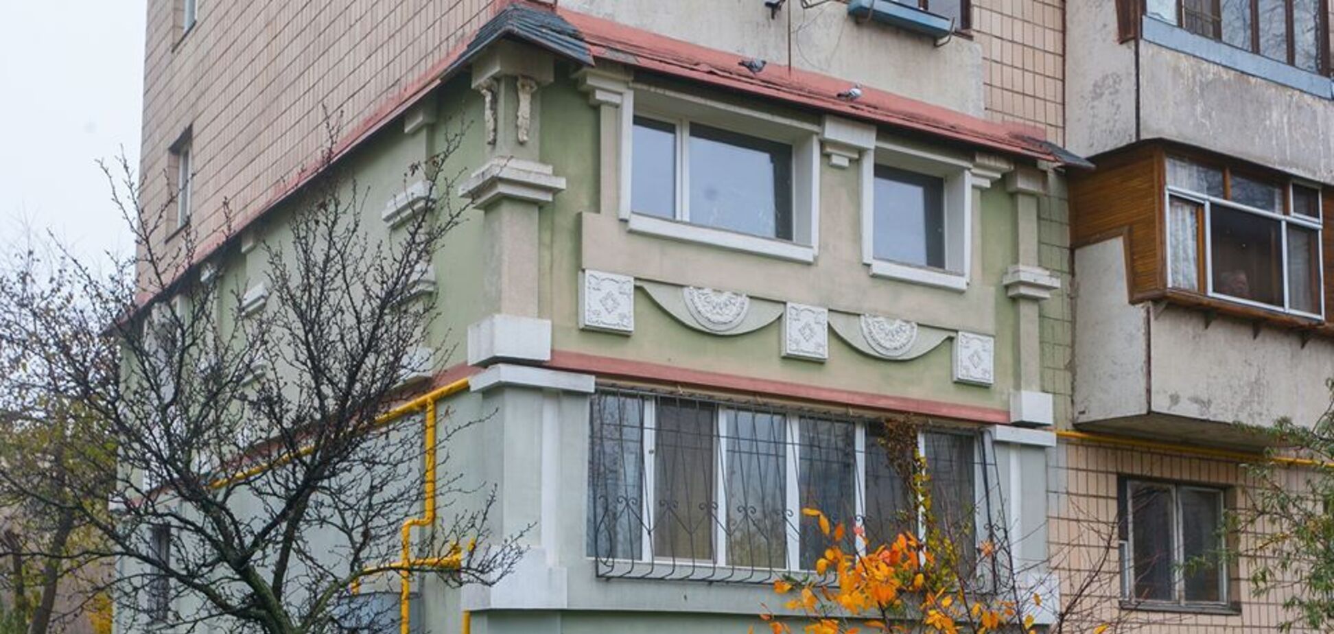 В Киеве засняли новый 'царь-балкон'