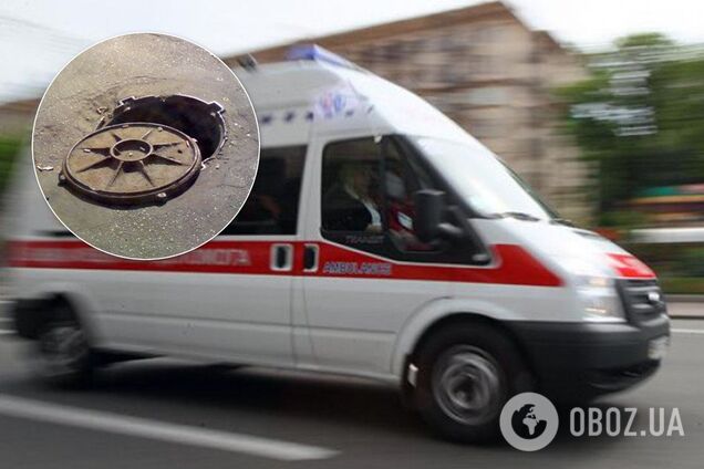 В Киеве медики 'отшили' женщину, провалившуюся в люк