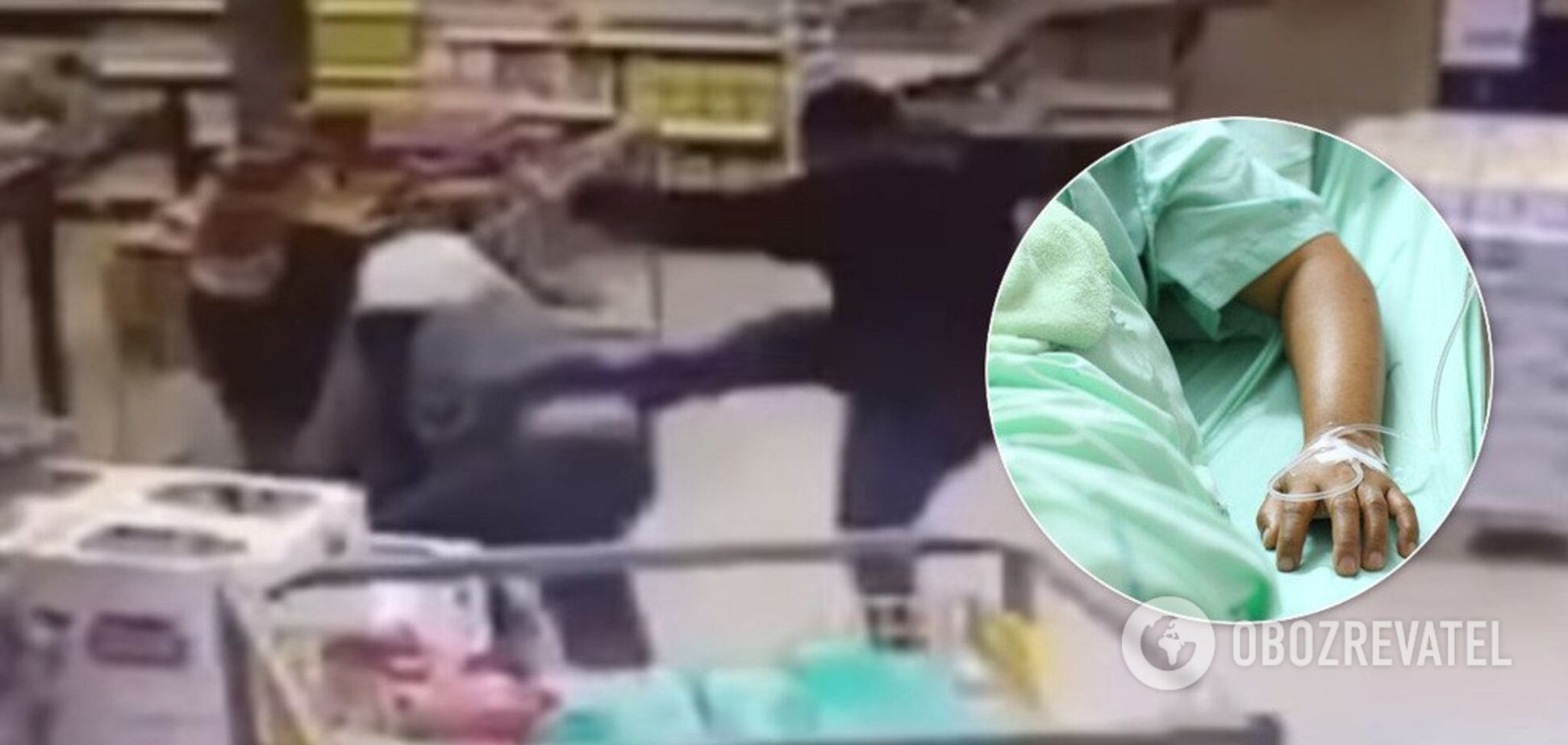 У супермаркеті Києва відвідувачі до напівсмерті побили охоронця: фото та відео звірячого побоїща