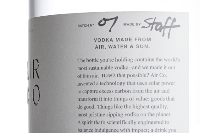 В США создали водку из углекислого газа и солнечной энергии