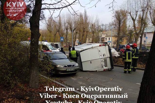 В Киеве произошло жесткое ДТП