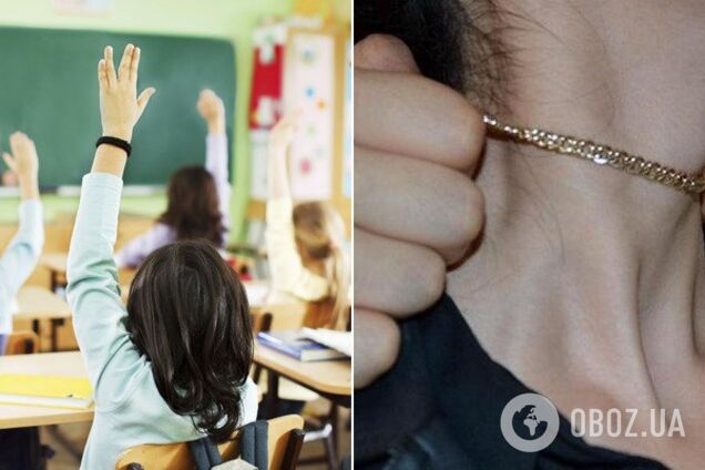 В Киеве женщина нагло ограбила ребенка в школе