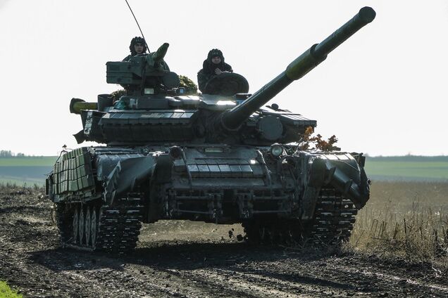 Учения танкистов ВСУ на Донбассе