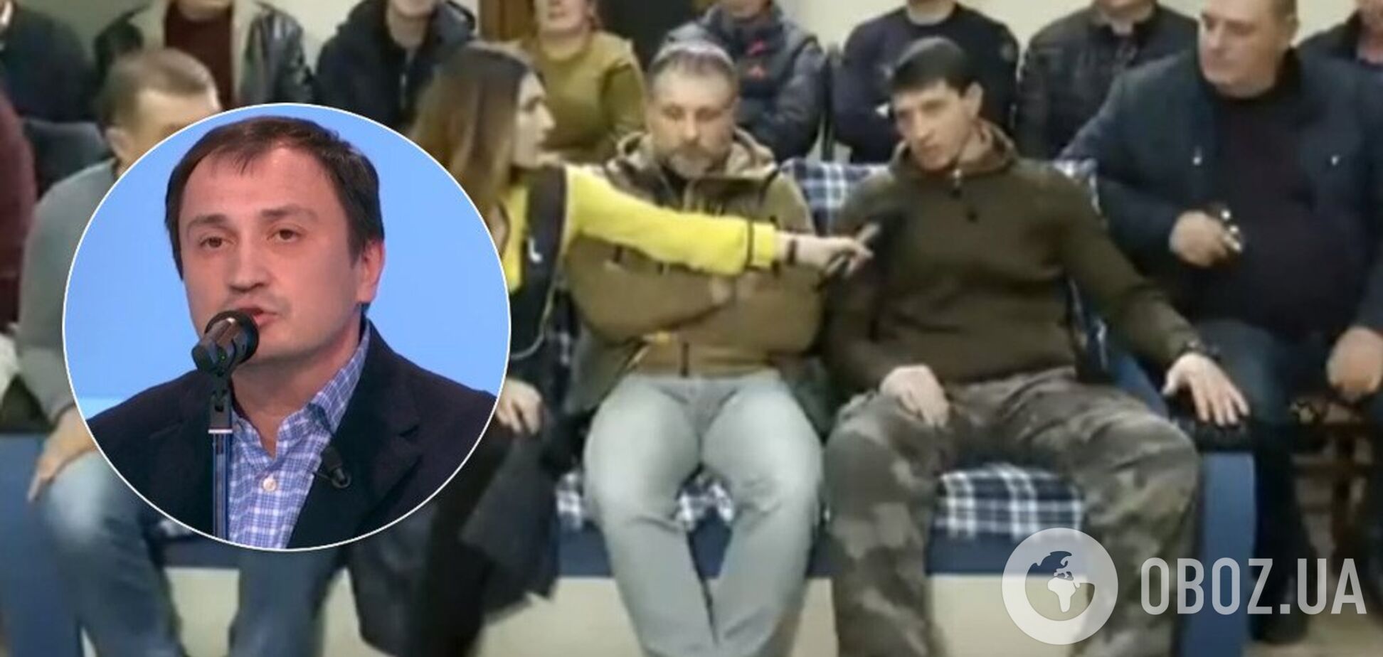 Ветераны АТО поспорили со 'слугами' из-за земли