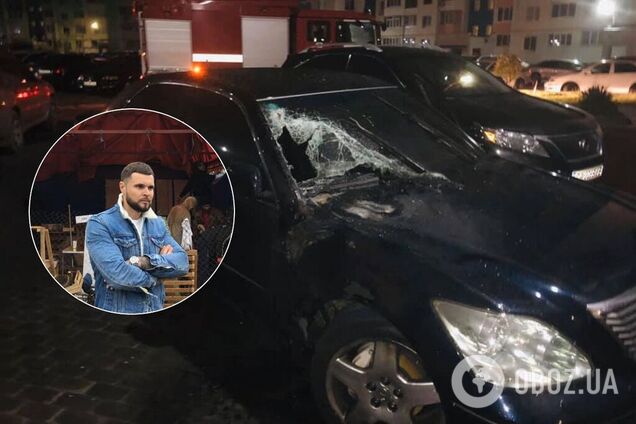 Был не задекларирован: чиновнику черкасской мэрии ночью раскурочили автомобиль