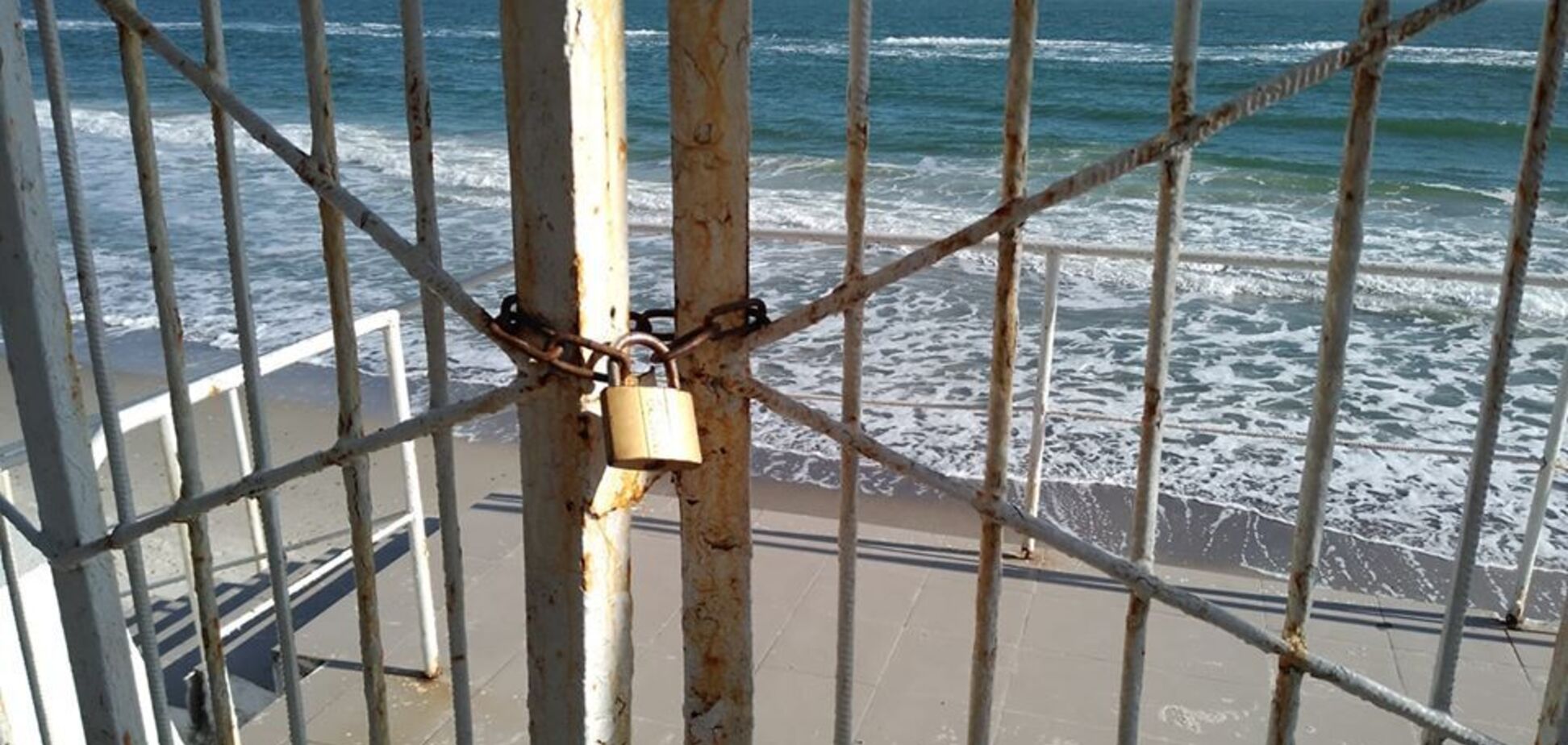 Закрытые пляжи Одессы