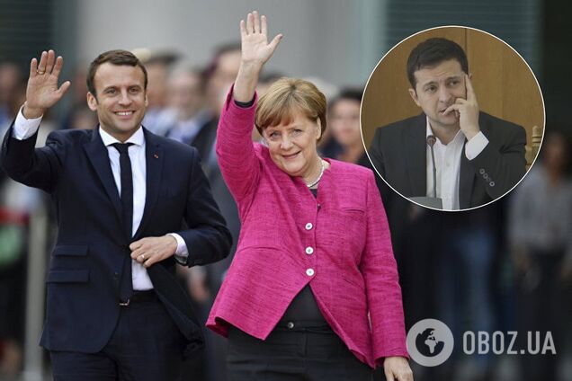 "Меркель и Макрон в доле": Зеленского предупредили о ловушке на "нормандском саммите"