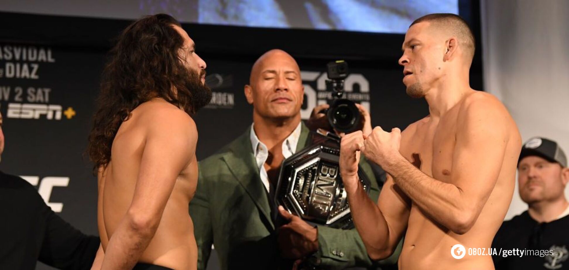 Диас - Масвидаль: где смотреть бой UFC 244 за титул 'самого жесткого ублюдка'