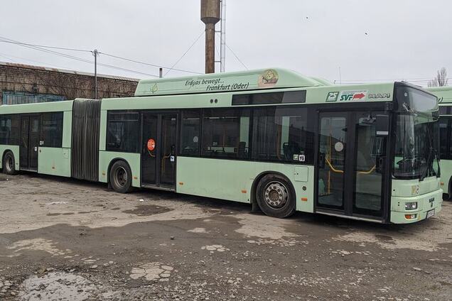 В Днепре появятся новые комфортные автобусы-гармошки. Фото