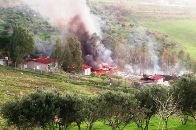 Фото з місця НП