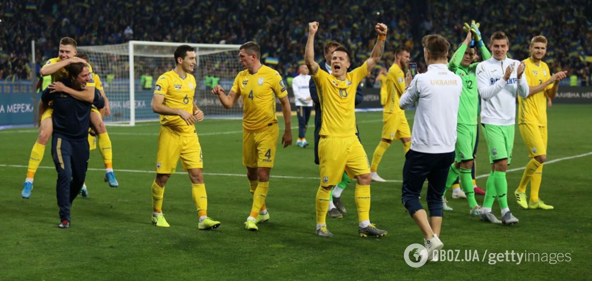 Збірна України увійшла в топ-10 команд континенту за підсумками року
