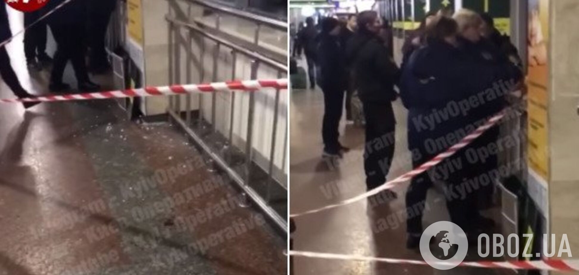 В Киеве на вокзале плитка разбила голову мужчине
